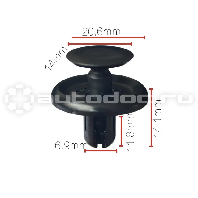NORD YADA Клипса крепежная для а/м Toyota бампера, отделки 90467-07214