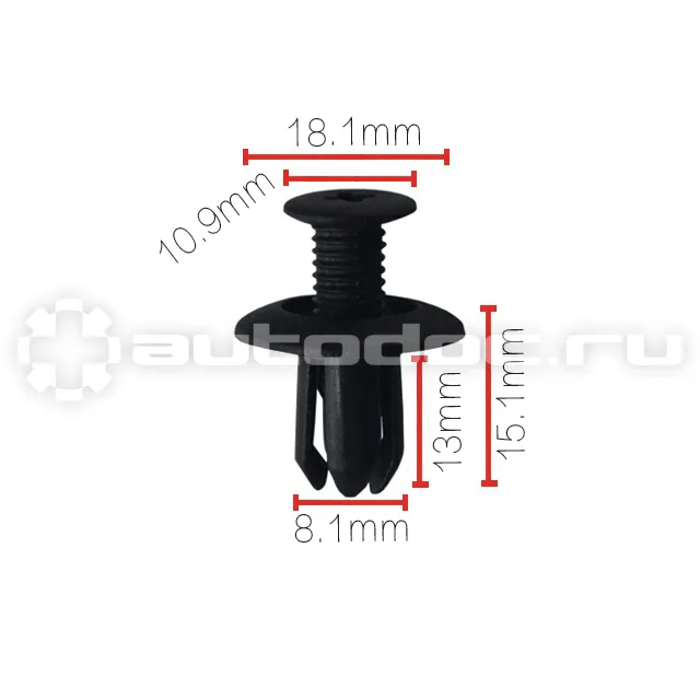 NORD YADA Клипса крепежная для а/м Hyundai, Kia бампера 0G03250037A