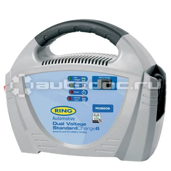 RING 6A 6 | 12V CHARGER PLASTIC - EURO Зарядное устройство