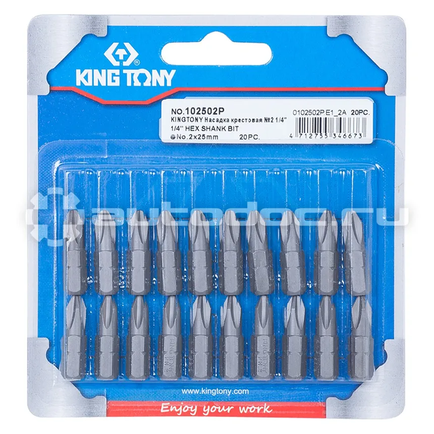 KING TONY 102502P Насадка-бита