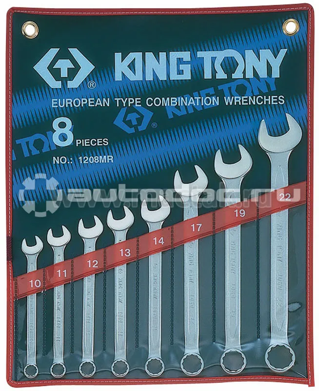 KING TONY 1208MR Набор комбинированных ключей