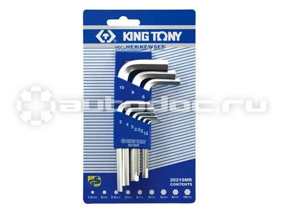 KING TONY 20219MR Набор шестигранников