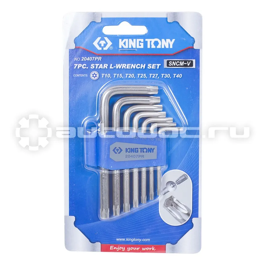KING TONY 20407PR Ключ торцевой
