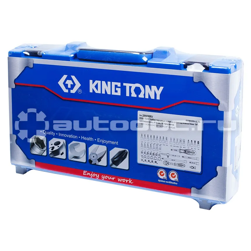KING TONY 2550MRV Набор головок торцевых