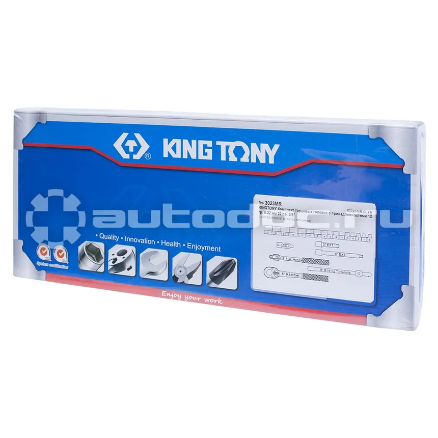 KING TONY 3023MR Набор головок торцевых