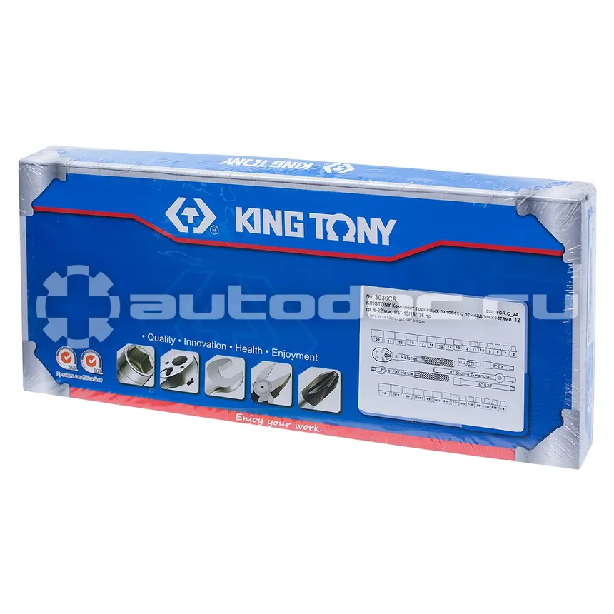 KING TONY 3036CR Набор автоинструмента