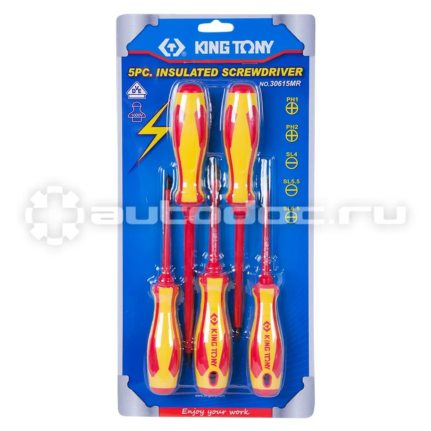 KING TONY 30615MR Набор отверток