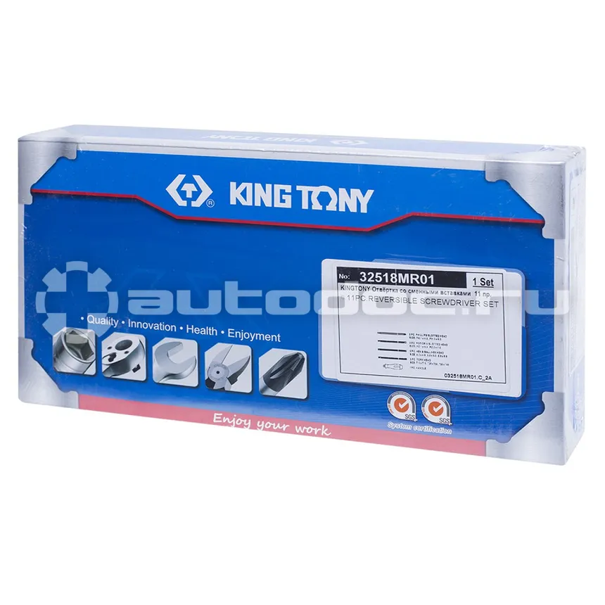 KING TONY 32518MR01 Набор отверток