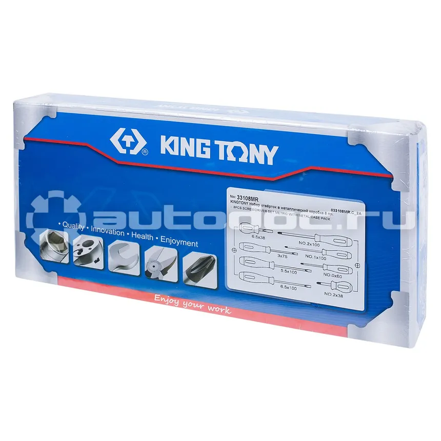 KING TONY 33108MR Набор отверток
