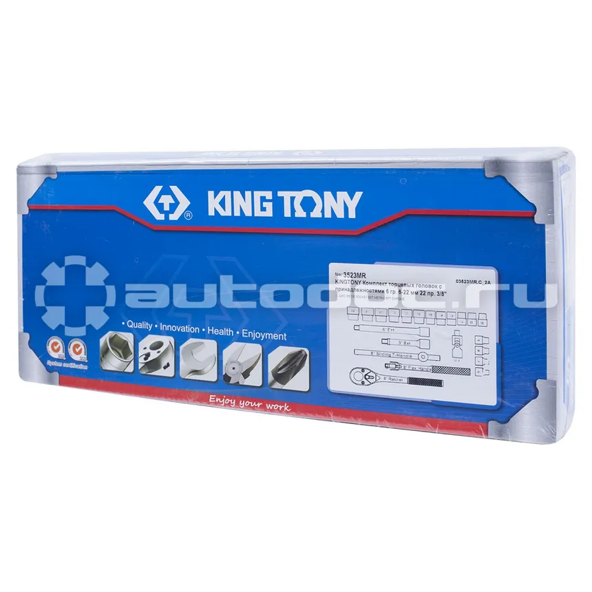 KING TONY 3523MR Набор головок торцевых