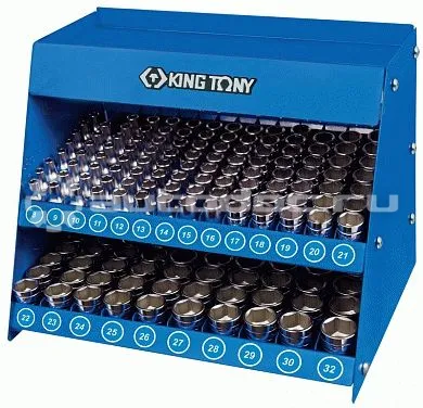 KING TONY 4072MR Стенд с торцевыми головками