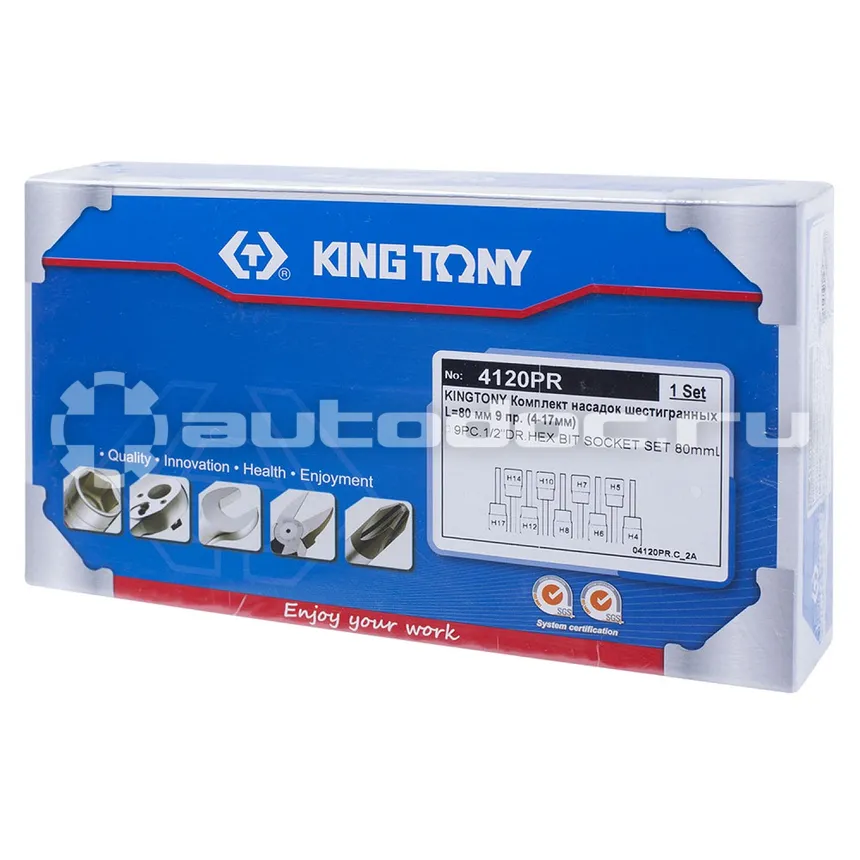 KING TONY 4120PR Набор бит