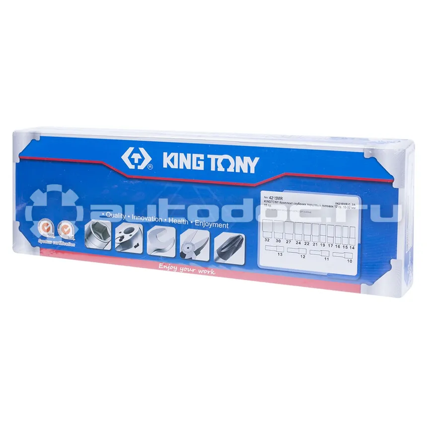KING TONY 4215MR Набор головок торцевых