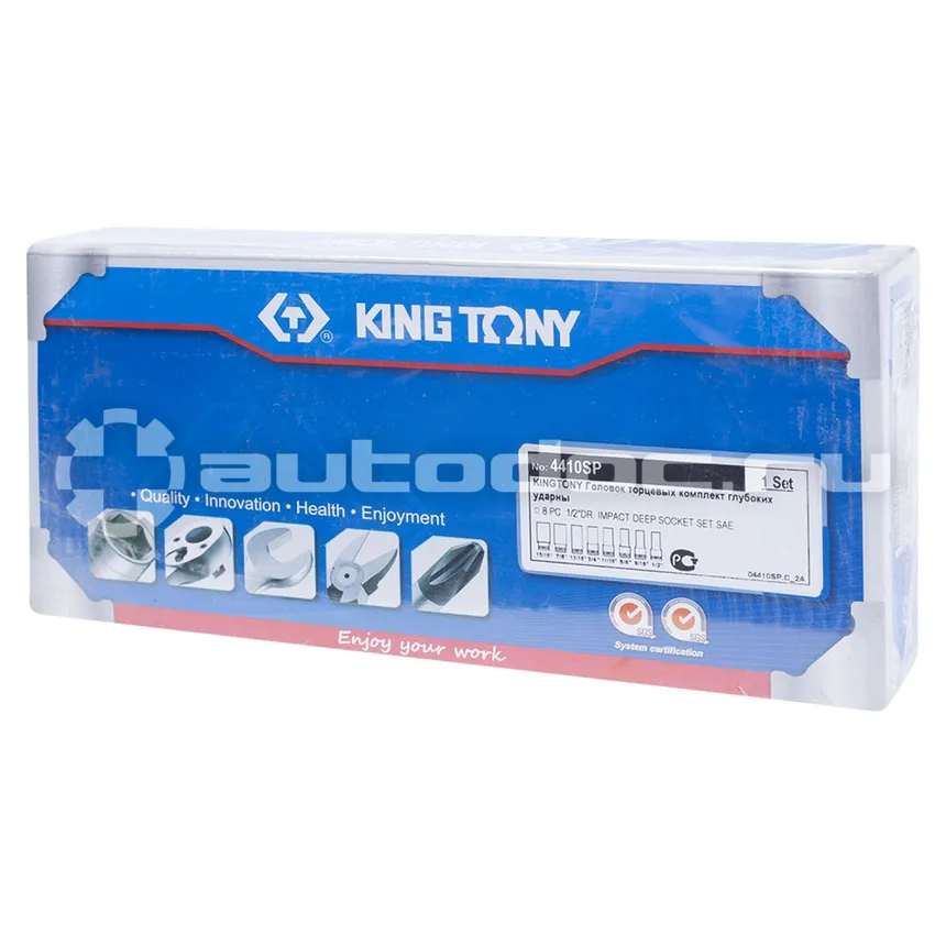 KING TONY 4410SP Набор головок торцевых