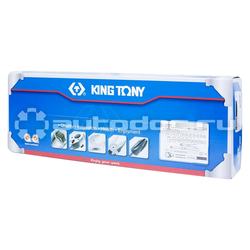 KING TONY 6224CR Набор головок торцевых