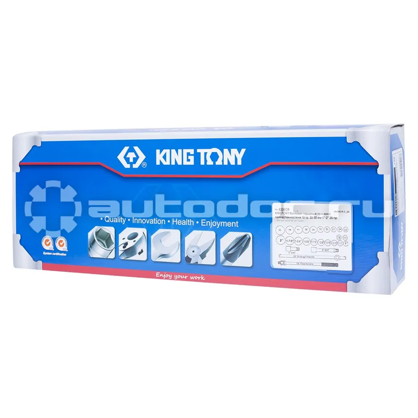 KING TONY 6226CR Набор головок торцевых