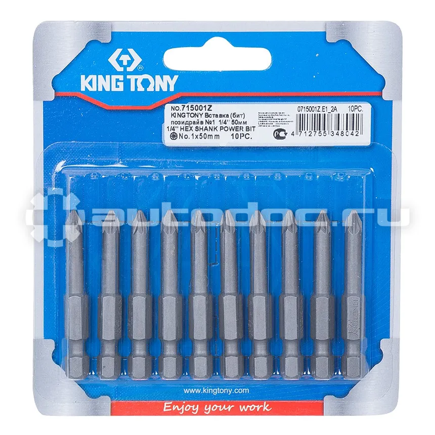 KING TONY 715001Z Насадка-бита