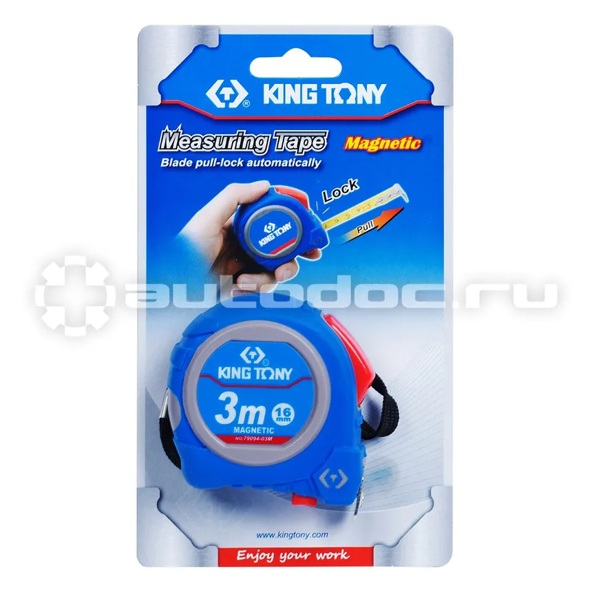 KING TONY 79094-03M Рулетка измерительная