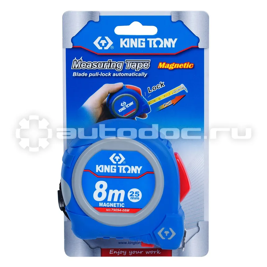 KING TONY 79094-08M Рулетка измерительная