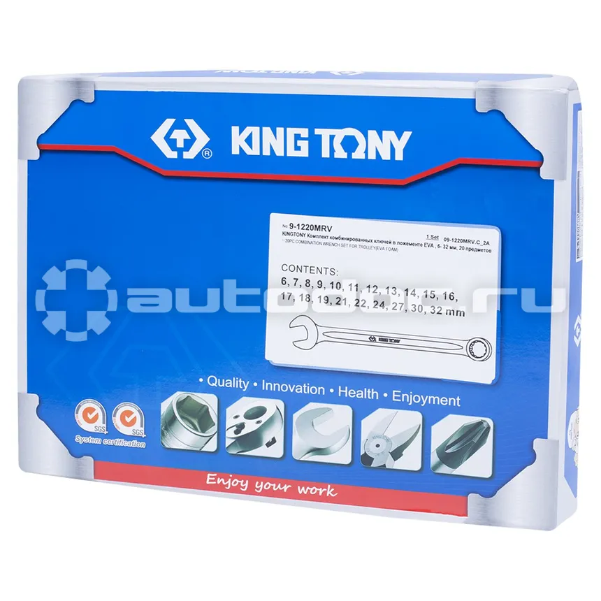 KING TONY 9-1220MRV Набор комбинированных ключей