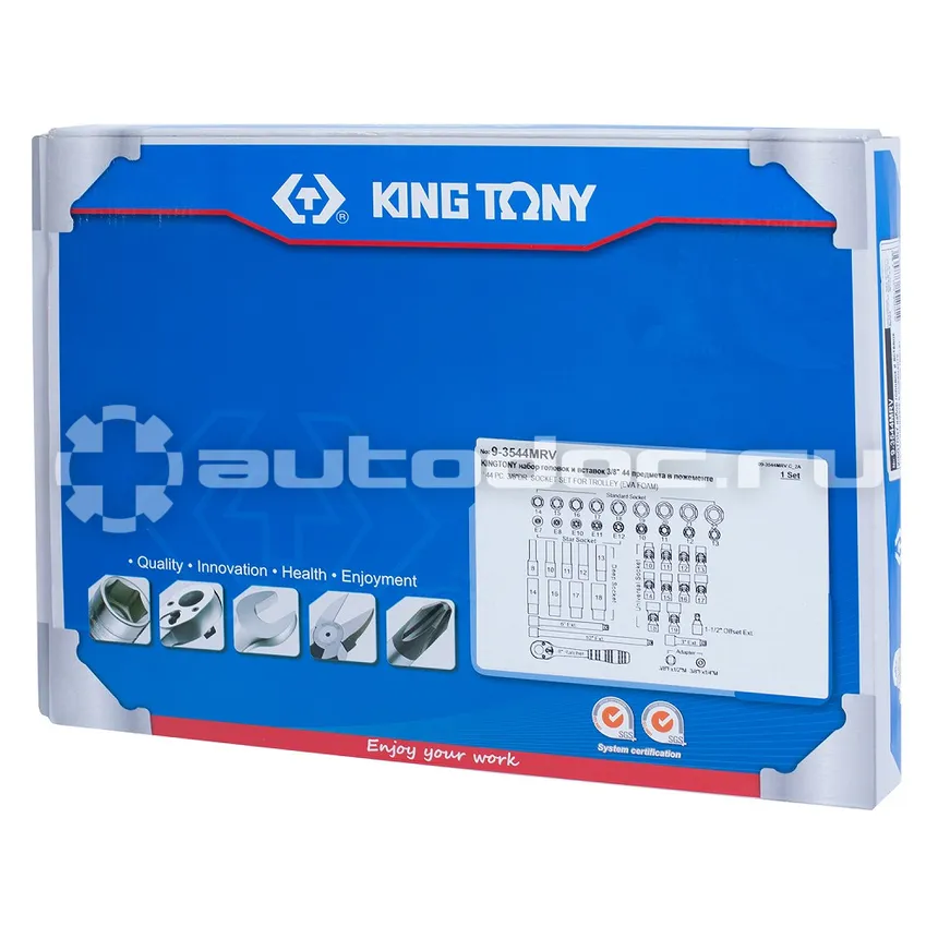 KING TONY 9-3544MRV Набор автоинструмента