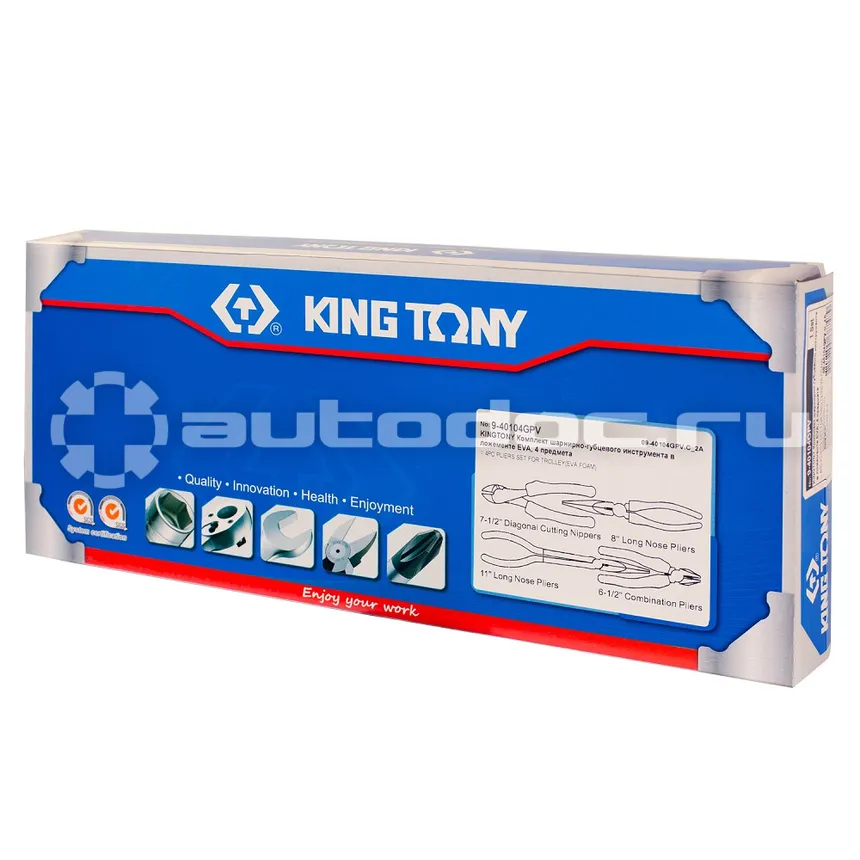 KING TONY 9-40104GPV Набор инструментов