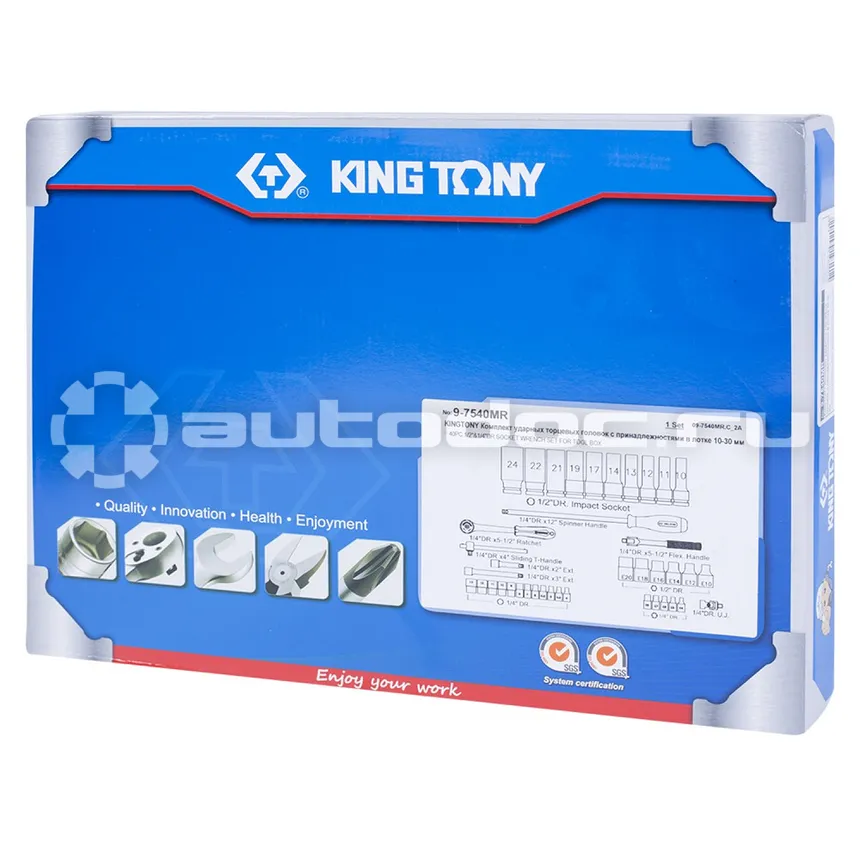 KING TONY 9-7540MR Набор автоинструмента