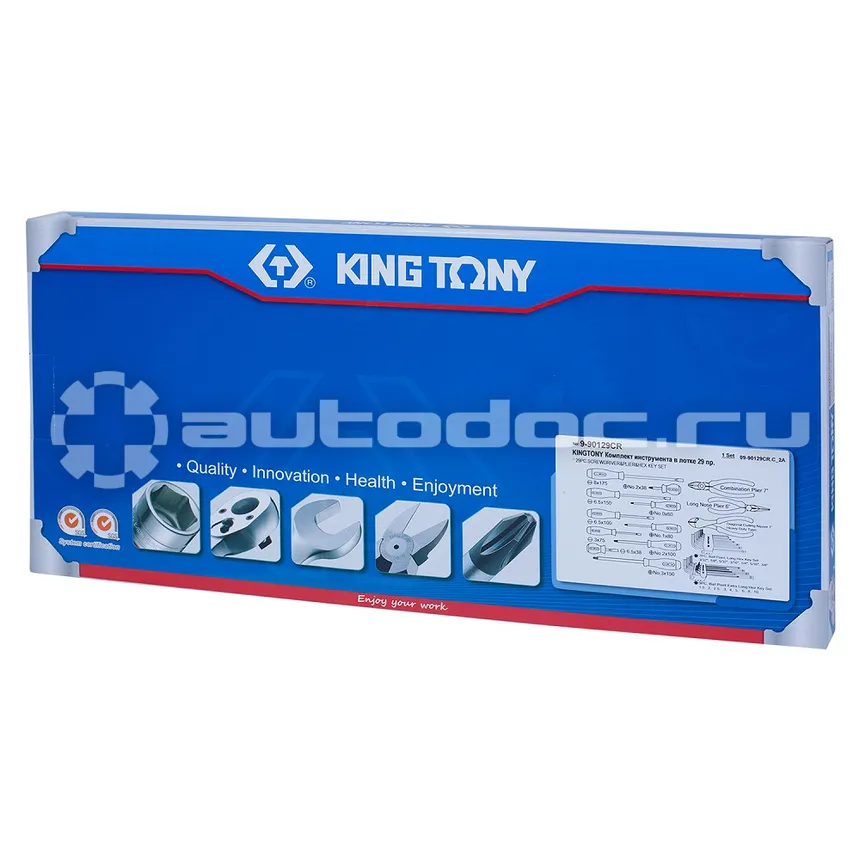 KING TONY 9-90129CR Набор инструментов