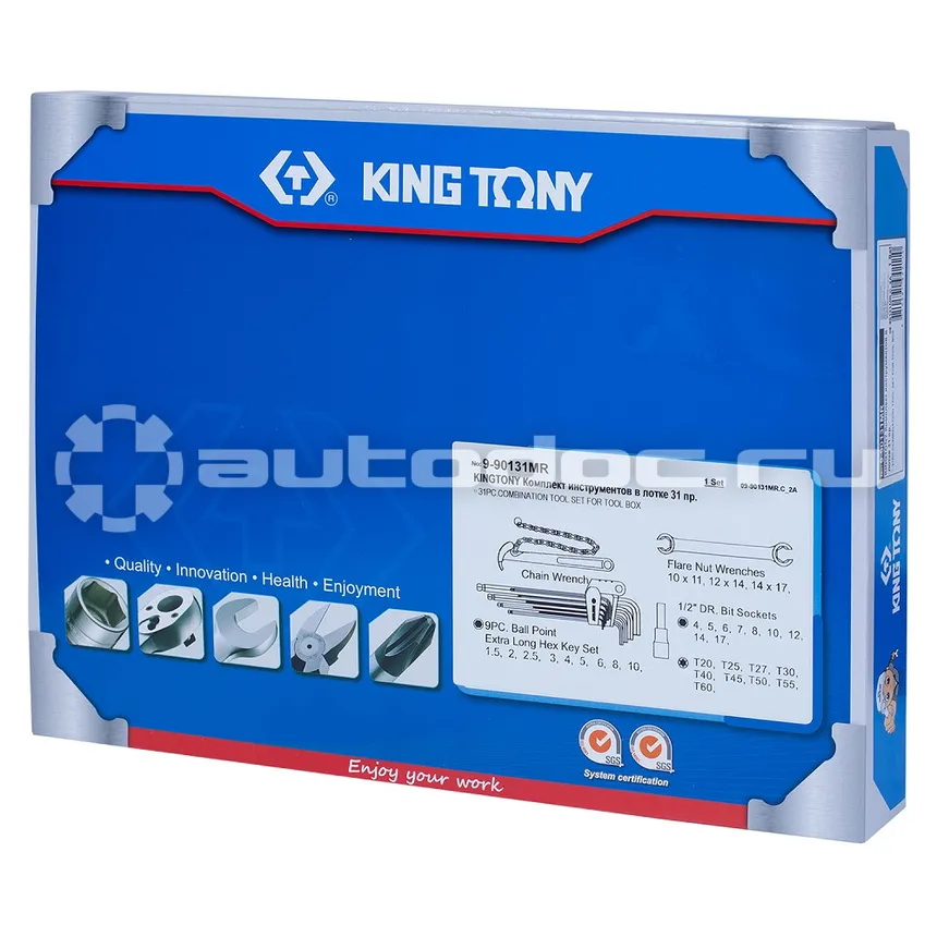 KING TONY 9-90131MR Набор автоинструмента