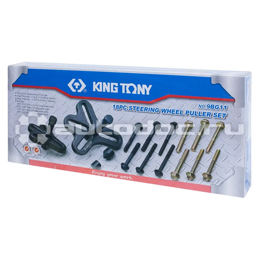 KING TONY 9BG11 Набор инструментов для снятия шкивов