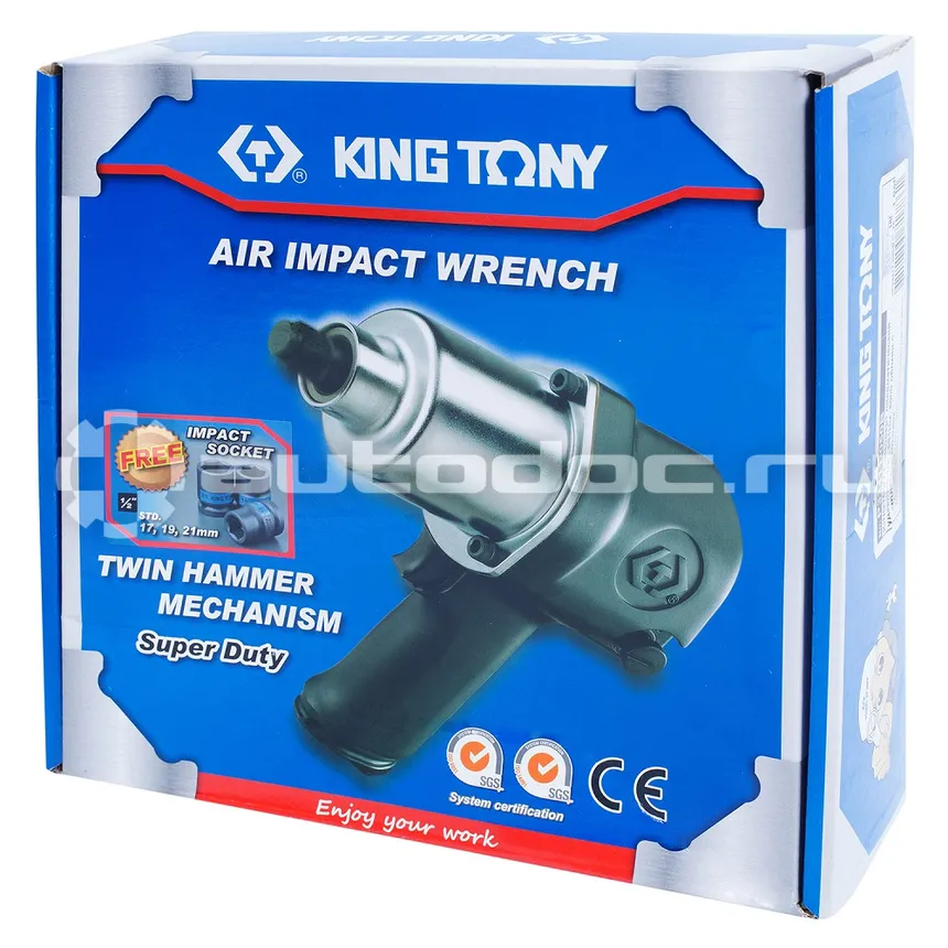 KING TONY P33411-050B Гайковерт пневматический ударный