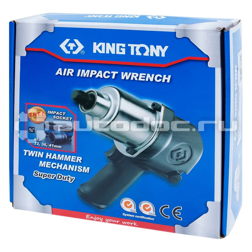 KING TONY P33611-055B Гайковерт пневматический ударный