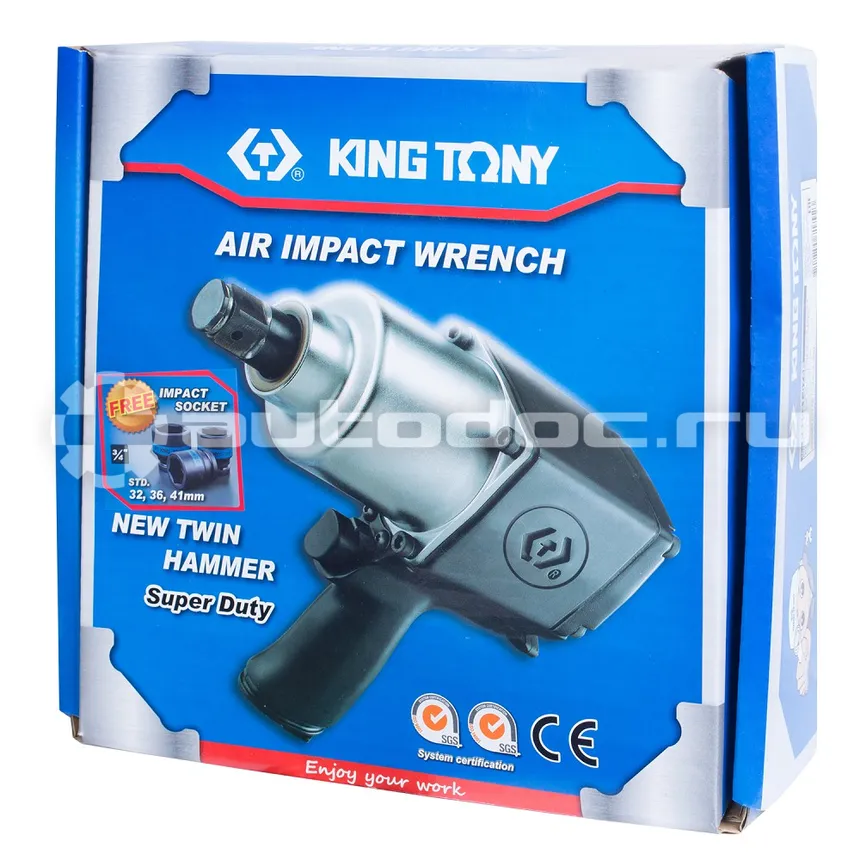 KING TONY P33621-075B Гайковерт пневматический ударный