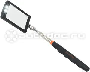 АВТОДЕЛО 40298 Зеркало инспекционное с подсветкой
