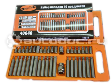 АВТОДЕЛО 40640 Набор насадок