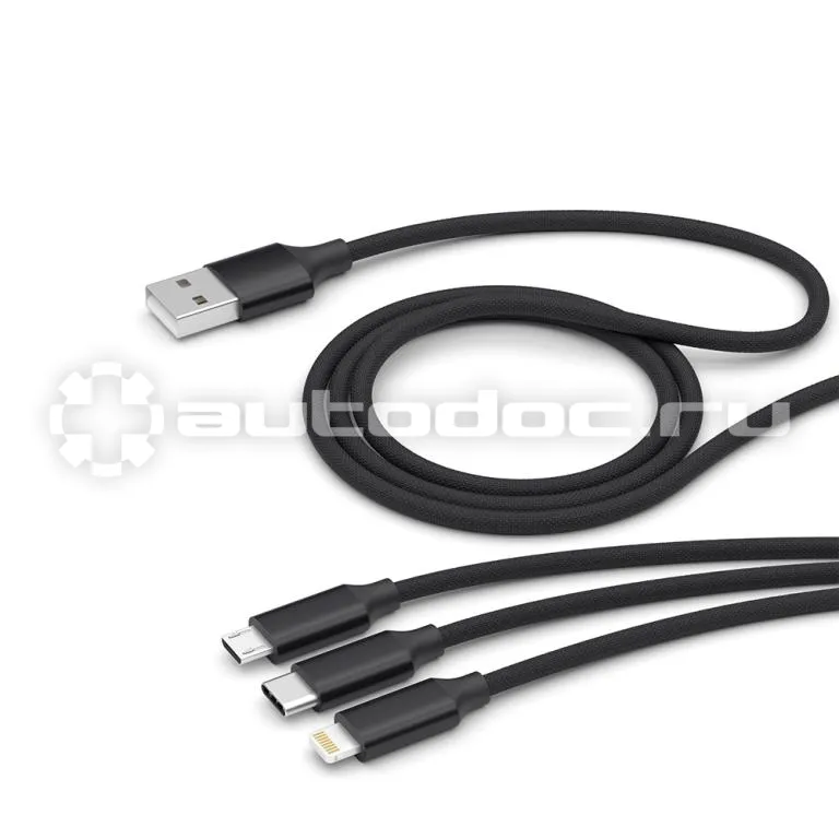 DEPPA Кабель универсальный USB 3 в 1