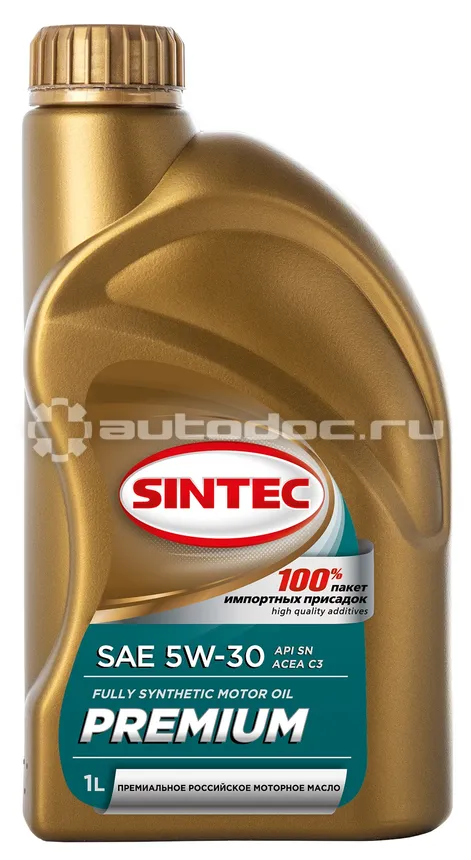 SINTEC PREMIUM SAE 5W-30 API SN ACEA C3