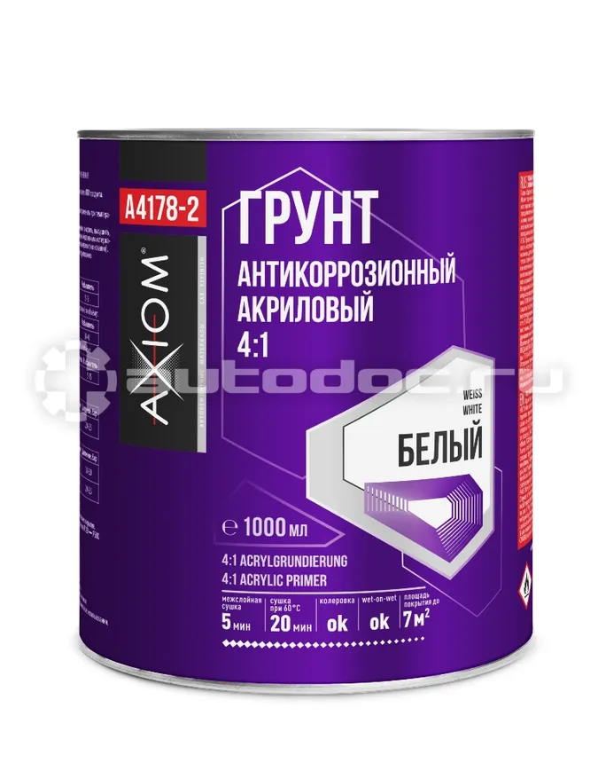 AXIOM Грунтовка антикоррозионная акриловая 4:1