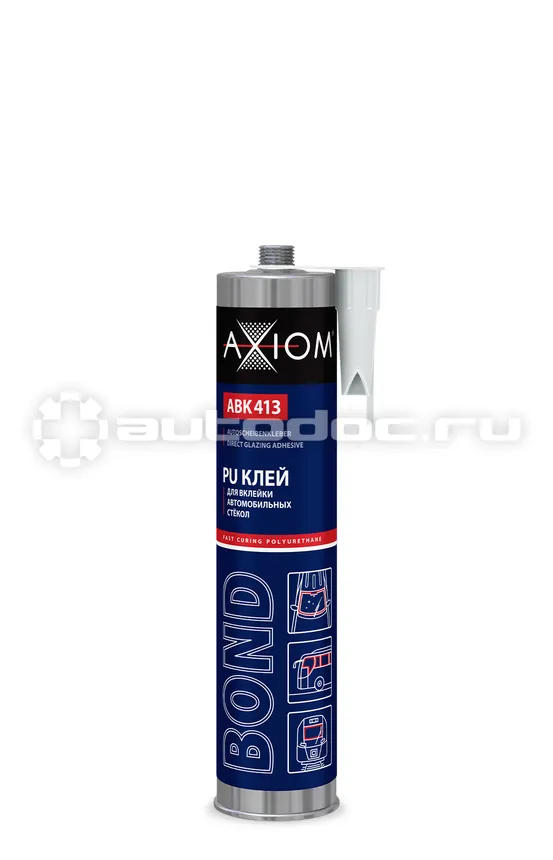 AXIOM Клей полиуретановый для вклейки автомобильных стёкол, чёрный
