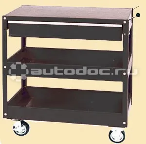 TORIN TC301-2 Тележка инструментальная 1 выдвижной ящик и 2 открытые полки