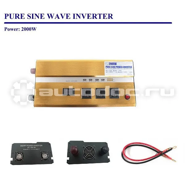 LEDO Инвертор 24V-220V 2000W LEDO чистый синус