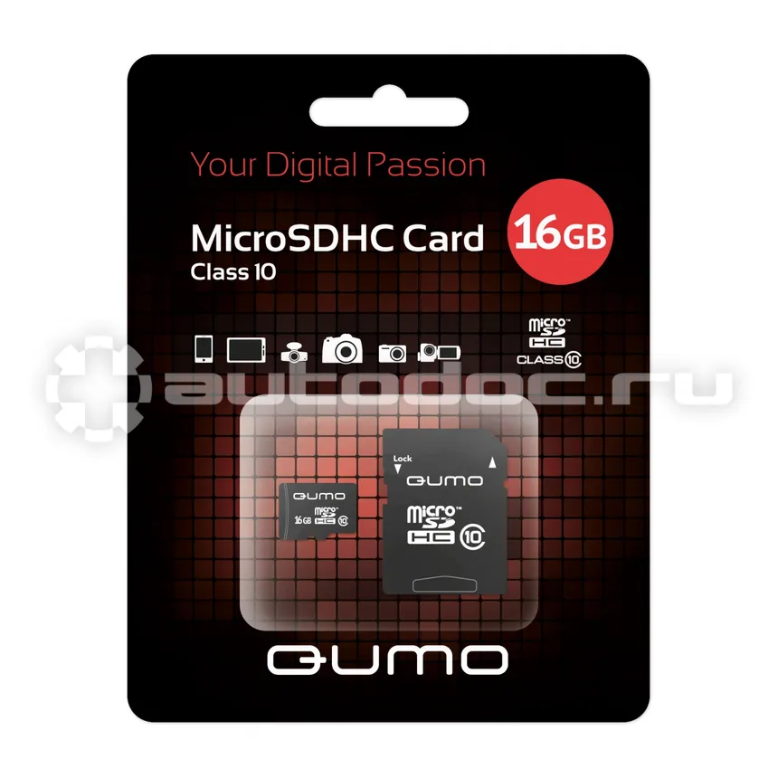 QUMO Карта памяти MicroSDHC Class 10