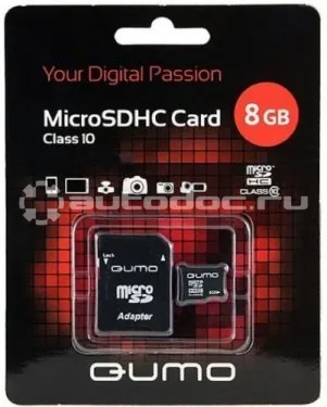 QUMO Карта памяти Micro SDНС Class 10