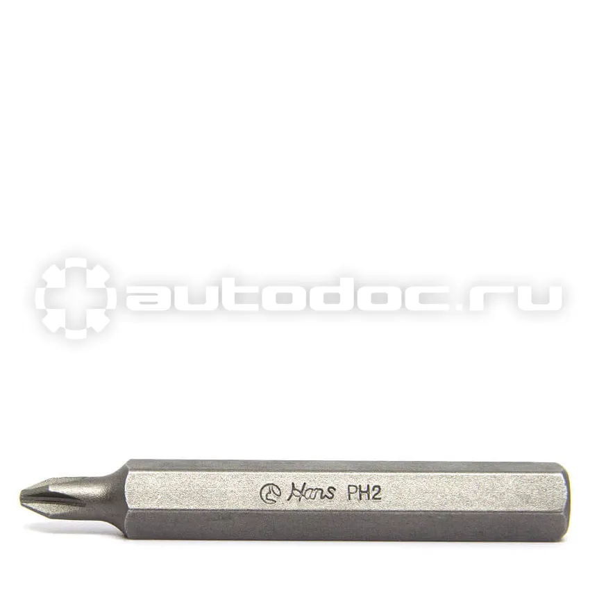 HANS 023-7PH2 Бита крестовая длинная на 10 мм PH2