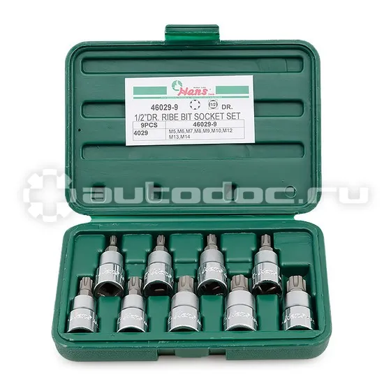 Hans 46029-9 Набор головок RIBE
