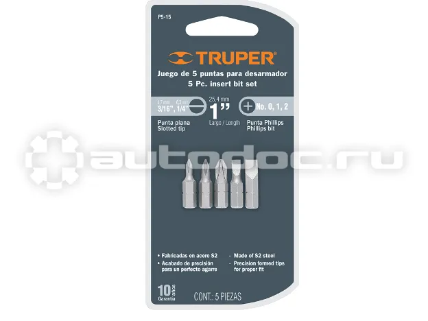 TRUPER 17780 Набор бит