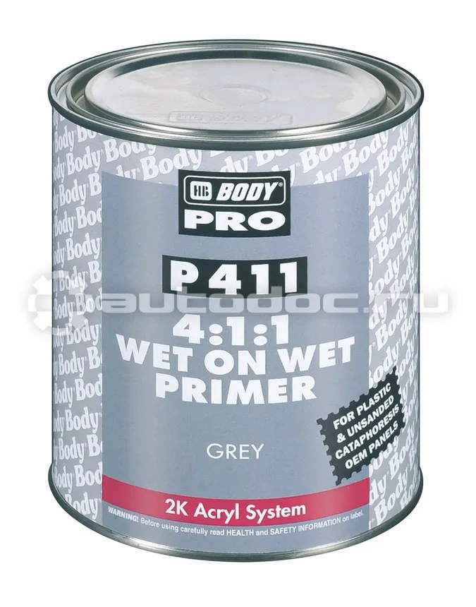 BODY 4:1:1 WET ON PRIMER P411 Грунтовка