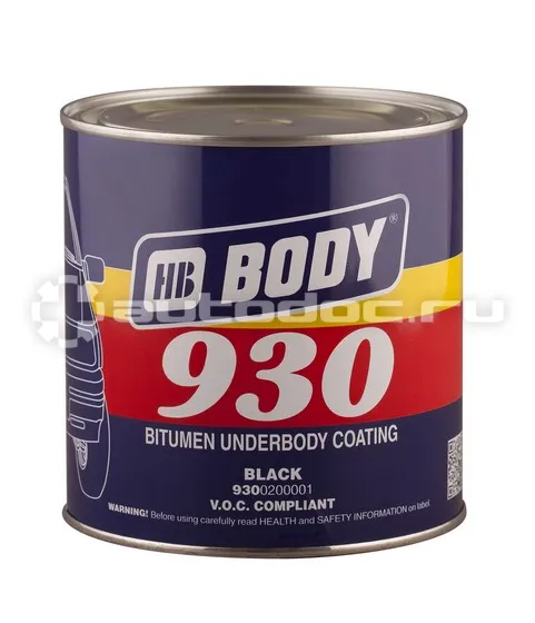 BODY 930 BITUMEN UNDERBODY COATING Антикор