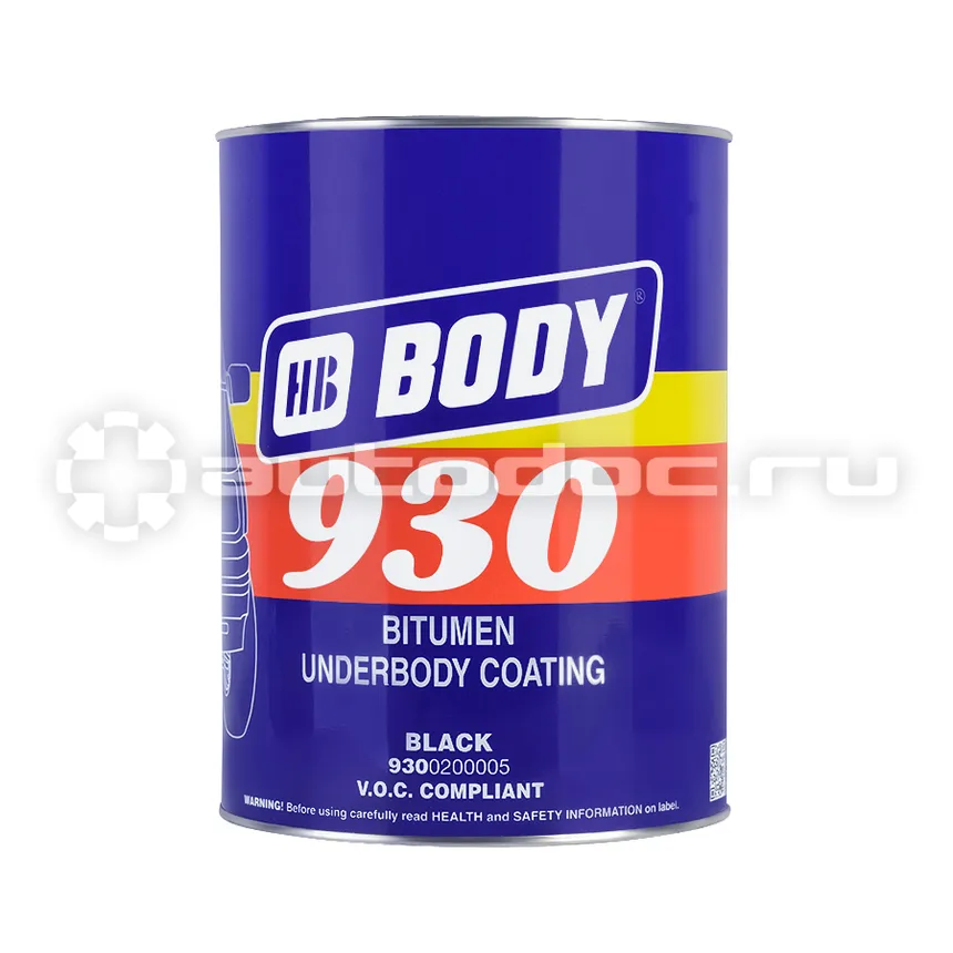 BODY 930 BITUMEN UNDERBODY COATING Антикор