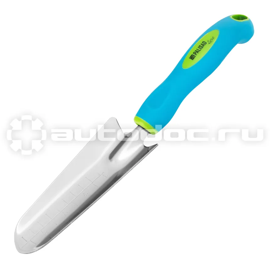 PALISAD Совок посадочный узкий со шкалой, двухкомпонентная рукоятка LUXE.